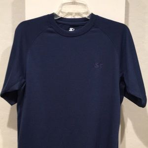Dri-Star poly knit t-shirt size S (34-36) - navy